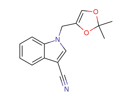 1-(2,2-Dimethyl-[1,3]dioxol-4-ylmethyl)-1H-indole-3-carbonitrile