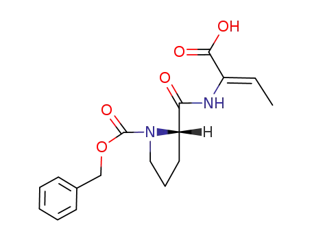 Nα-benzyloxycarbonyl-L-prolyl-(Z)-α,β-dehydrobutyrine