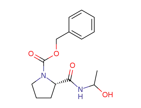 N2-(Benzyloxycarbonyl)-N1-(1'-hydroxyethyl)-L-prolinamid