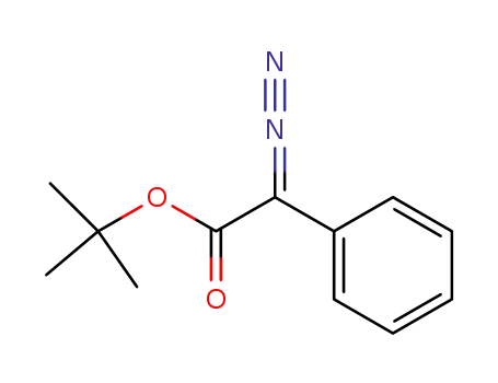 Molecular Structure of 72410-67-4 (Benzeneacetic acid, a-diazo-, 1,1-dimethylethyl ester)