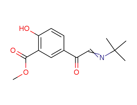 5-{2-[(E)-tert-Butylimino]-acetyl}-2-hydroxy-benzoic acid methyl ester