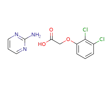 (2,3-Dichloro-phenoxy)-acetic acid; compound with pyrimidin-2-ylamine