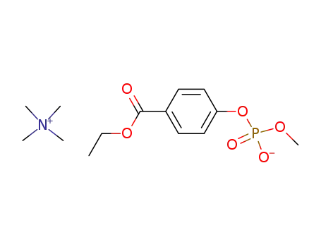 Tetramethylammonium-O-methyl-O-(p-aethoxycarbonylphenyl)-phosphat