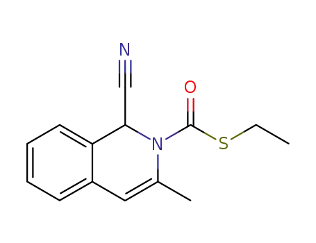 1-cyano-2-<(ethylthio)carbonyl>-1,2-dihydro-3-methylisoquinoline