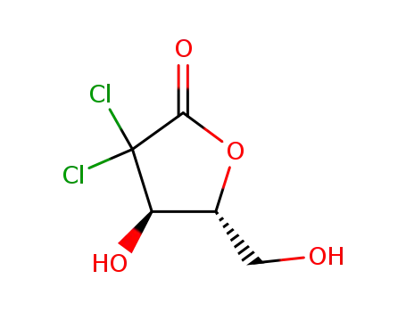 (4R,5R)-3,3-dichloro-4-hydroxy-5-(hydroxymethyl)dihydrofuran-2(3H)-one