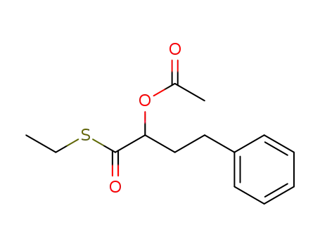 1-((ethylthio)carbonyl)-3-phenylpropyl acetate