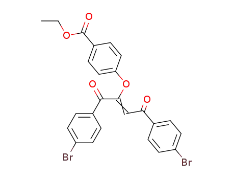 1-(4-carboethoxyphenoxy)-1,2-bis(4-bromobenzoyl)ethylene