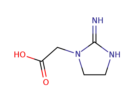 2-Imino-1-imidazolidineacetic acid