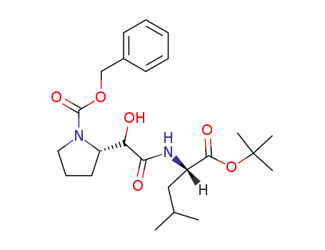 (S)-2-[((S)-1-tert-Butoxycarbonyl-3-methyl-butylcarbamoyl)-hydroxy-methyl]-pyrrolidine-1-carboxylic acid benzyl ester