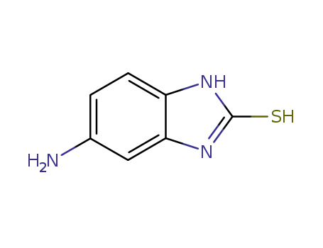 Molecular Structure of 2818-66-8 (5-Amino-2-benzimidazolethiol)
