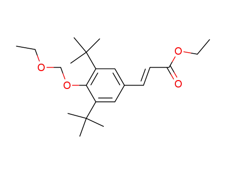 (E)-3-(3,5-Di-tert-butyl-4-ethoxymethoxy-phenyl)-acrylic acid ethyl ester