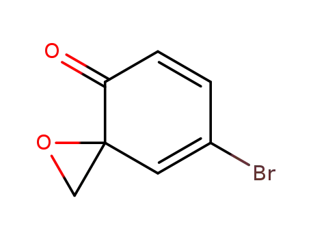 Molecular Structure of 202001-83-0 (1-Oxaspiro[2.5]octa-5,7-dien-4-one, 7-bromo-)