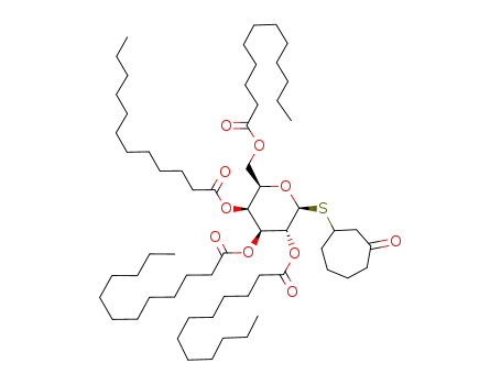 cycloheptan-3-on-1-yl 2,3,4,6-tetra-O-lauroyl-1-thio-β-D-galactopyranoside