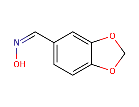 Molecular Structure of 20747-42-6 (1,3-Benzodioxole-5-carboxaldehyde, oxime, (Z)-)