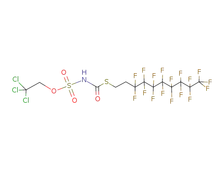 2-Perfluorooctylethyl-N-(2,2,2-trichloroethoxysulfonyl)thiocarbamate