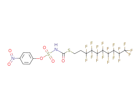 2-Perfluorooctylethyl-N-(4-nitrophenoxysulfonyl)thiocarbamate