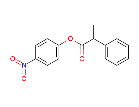 Benzeneacetic acid, a-methyl-, 4-nitrophenyl ester