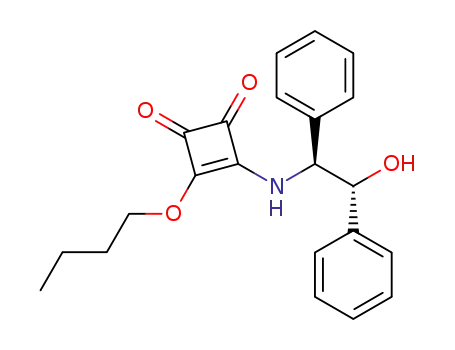 3-butoxy-4-[(1'S,2'R)-(2'-hydroxy-1',2'-diphenylethyl)amino]-3-cyclobutene-1,2-dione