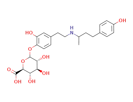 (2S,3S,4S,5R)-3,4,5-Trihydroxy-6-(2-hydroxy-4-{2-[3-(4-hydroxy-phenyl)-1-methyl-propylamino]-ethyl}-phenoxy)-tetrahydro-pyran-2-carboxylic acid