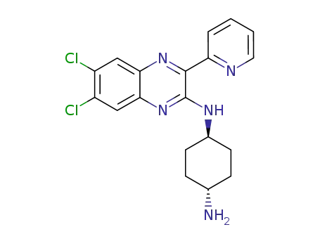 N-(6,7-dichloro-3-(pyridin-2-yl)-quinoxalin-2-yl)-cyclohexane-1,4-diamine