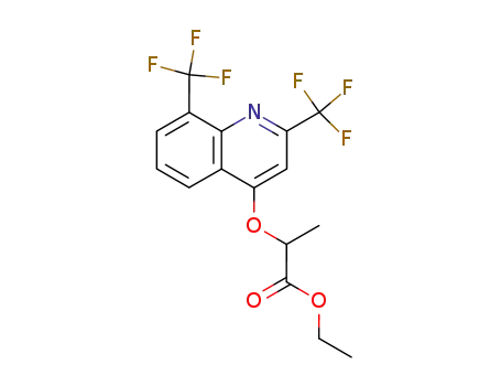 2-(2,8-bis-trifluoromethyl-quinolin-4-yloxy)-propionic acid ethyl ester