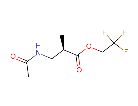 Propanoic acid, 3-(acetylamino)-2-methyl-, 2,2,2-trifluoroethyl ester,  (2R)-
