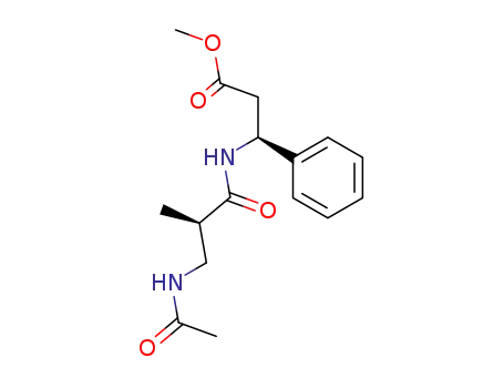 methyl (S)-3-((R)-3-N-acetylamino-2-methylpropanoyl)amino-3-phenylpropanoate