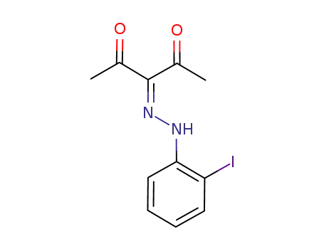3-[(2-iodo-phenyl)-hydrazono]-pentane-2,4-dione