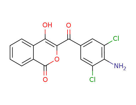3-(4-amino-3,5-dichlorobenzoyl)-4-hydroxyisochromen-1-one