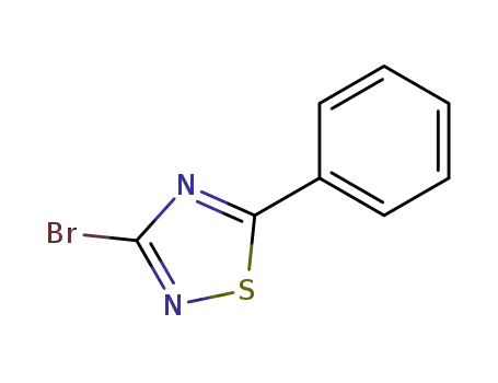 Molecular Structure of 101495-43-6 (3-broMo-5-phenyl-1,2,4-thiadiazole)