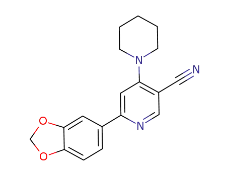 6'-(benzo[1,3]dioxol-5-yl)-3,4,5,6-tetrahydro-2H-[1,4']bipyridinyl-3'-carbonitrile