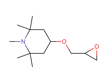 Molecular Structure of 71882-90-1 (Piperidine, 1,2,2,6,6-pentamethyl-4-(oxiranylmethoxy)-)
