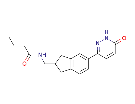 2-(butyrylamino)methyl-5-[pyridazin-3(2H)-on-6-yl]indane