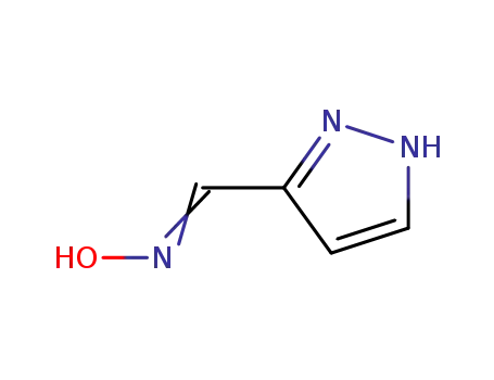 Molecular Structure of 30192-58-6 (1H-Pyrazole-3-carboxaldehyde,oxime(9CI))