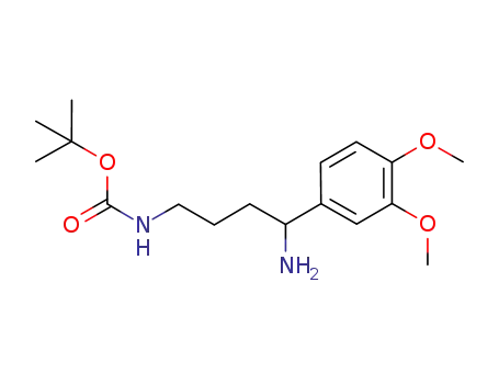 [4-amino-4-(3,4-dimethoxyphenyl)butyl]carbamic acid tert-butyl ester