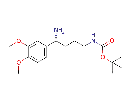 [(R)-4-amino-4-(3,4-dimethoxyphenyl)butyl]carbamic acid tert-butyl ester
