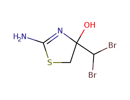 2-amino-4-dibromomethyl-4,5-dihydro-thiazol-4-ol