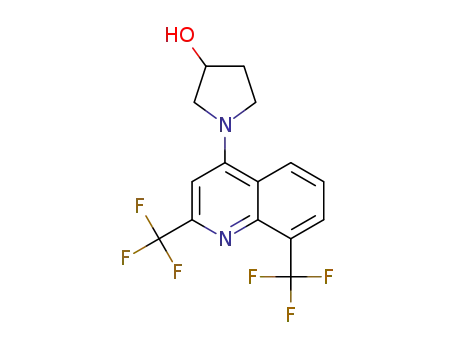 4-(3-hydroxypyrrolidin-1-yl)-2,8-bis(trifluoromethyl)quinoline