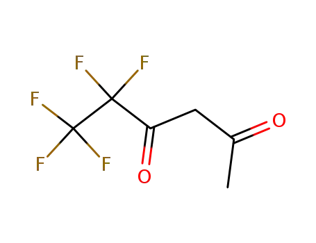 Molecular Structure of 356-40-1 (5,5,6,6,6-PENTAFLUOROHEXANE-2,4-DIONE)