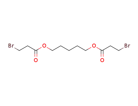 Molecular Structure of 53219-90-2 (pentane-1,5-diyl bis(3-bromopropionate))