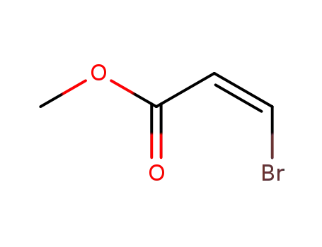Molecular Structure of 6214-22-8 ((2Z)-3-Bromopropenoic acid methyl ester)