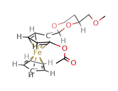(S,S,p-S)-(-)-1-acetoxy-2-(4-methoxymethyl-1,3-dioxan-2-yl)ferrocene