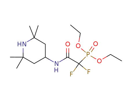 diethyl 1,1-difluoro-2-oxo-2-(2,2,6,6,-tetramethylpiperidin-4-ylamino)ethylphosphonate