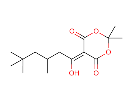 5-(1-hydroxy-3,5,5-trimethylhexylidene)-2,2-dimethyl-1,3-dioxane-4,6-dione