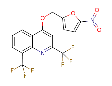 4-[(5-nitro)-2-furanylmethoxy]-2,8-bis(trifluoromethyl)quinoline