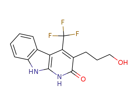 3-(3-hydroxypropyl)-4-(trifluoromethyl)-1,9-dihydro-2H-pyrido[2,3-b]indol-2-one