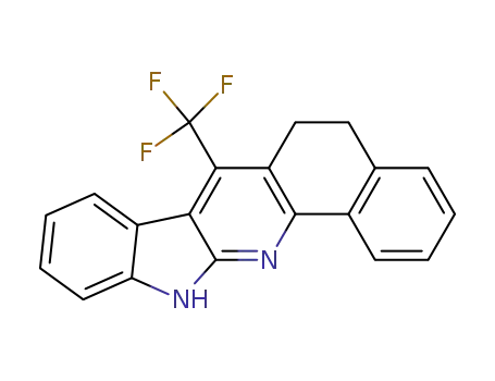 7-(trifluoromethyl)-6,12-dihydro-5H-12,13-diazaindeno[1,2-b]phenanthrene