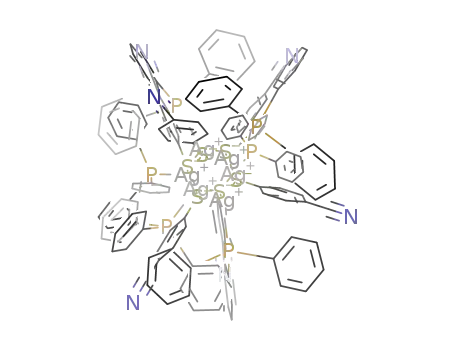 Ag6(SC6H4CN)6(P(C6H5)3)6