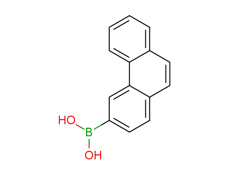 Molecular Structure of 1188094-46-3 (3-phenanthreneboronic acid)