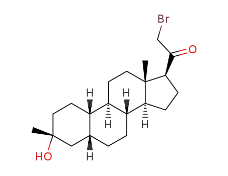 2-bromo-1-((3R,5R,8R,9R,10S,13S,14S,17S)-3-hydroxy-3,13-dimethylhexadecahydro-1H-cyclopenta[a]phenanthren-17-yl)ethan-1-one